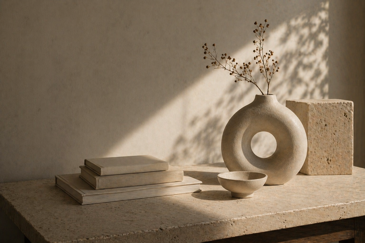 Warm mimoworks still-life scene for contact page header.